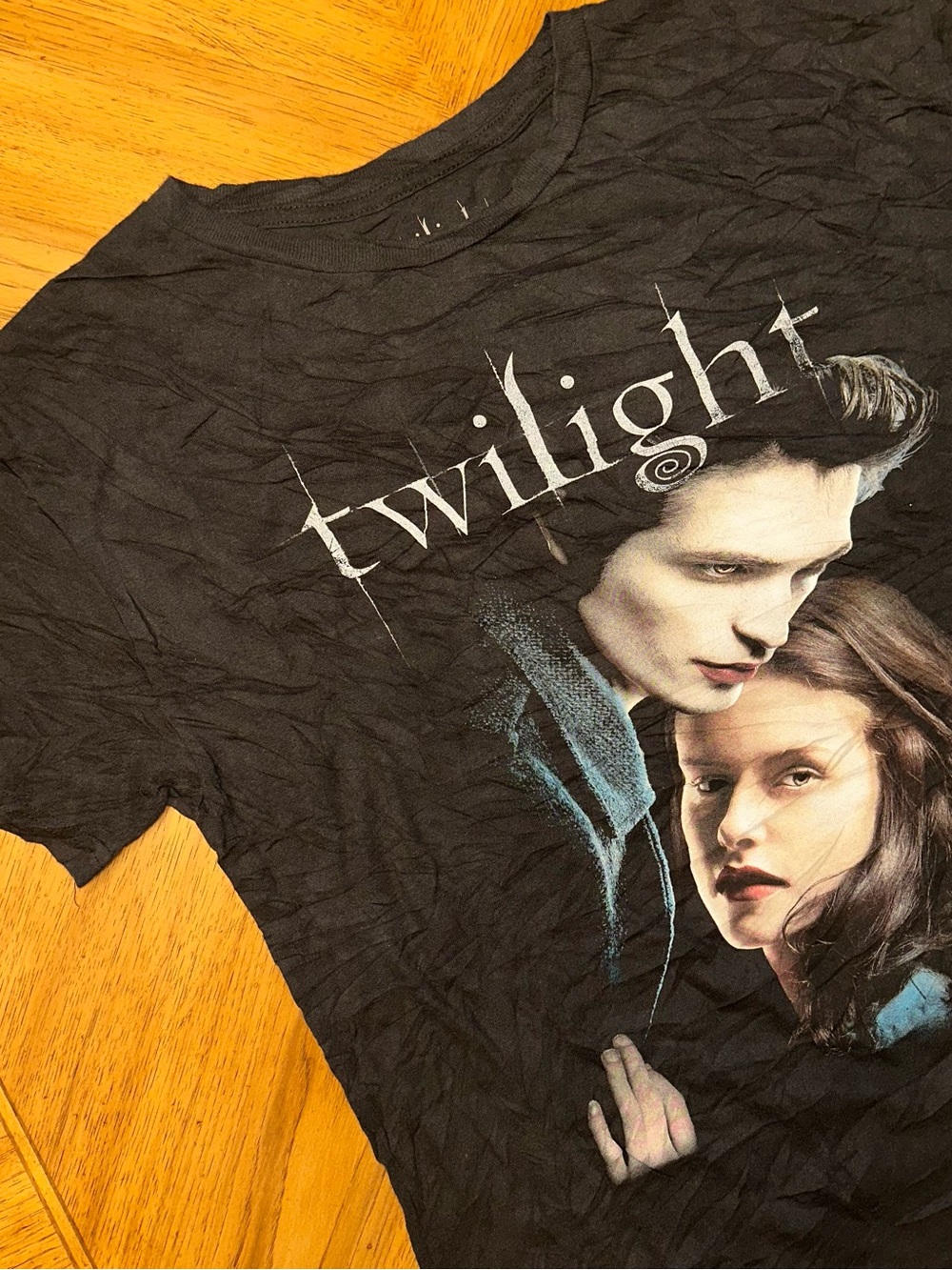 Twilight Movie Saga Shirt Adult LRG Black Edward Bella Graphic Film Promo Tee